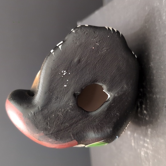 VGT, Mexican Tonala Folk Art Pottery Cat Figurine. - Picture 8 of 9